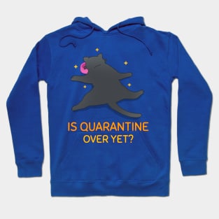 is quarantine over yet funny quarantine design Hoodie